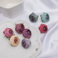 ☏✱☄ 100Pcs Artificial Tea Rose Bud small peony Camellia Flores flower head for wedding ball decoration DIY Craft gifts Fake Flowers