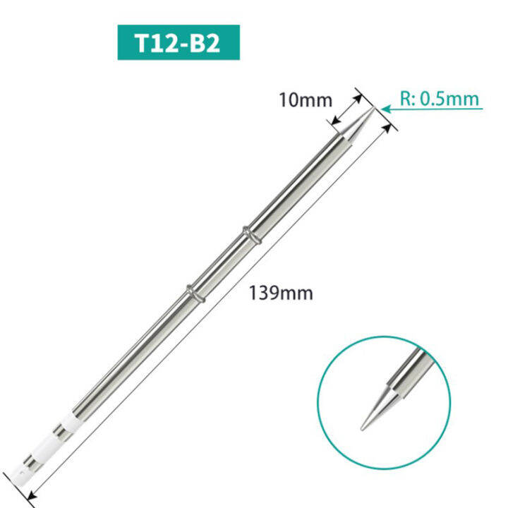 March Blowing Ujung Besi Solder Listrik T12 untuk Hakko Fx951 Kit