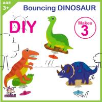 DIY Bouncing Dinosaur Foam Kit, Craft Kit, kids craft, kids art and crafts, kids DIY, DIY crafts, craft kit, kids art kits, arts and crafts, Kids toys, Kid diy, easy kids craft