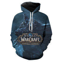 2023 New2023ฤดูหนาวฤดูใบไม้ร่วง3D พิมพ์ Hoodies World Of Warcraft Tauren เสื้อผู้ชายผู้หญิงเด็ก Cool Plus ขนาด Pullover Hoodie