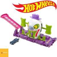 Hot Wheels City Batman ขับรถแบทแมนผ่านบ้านหรรษาของโจ๊กเกอร์ The Joker Fun House Set ของแท้