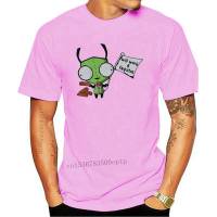 Invader Zim Mens Tshirt Will Work 4 Taquitos Gir Flag Image