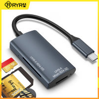 RYRA 2 In 1 Type C ถึง Sdtf เครื่องอ่านการ์ดหน่วยความจำ4.0 USB-C HUB USB 3.0 OTG Adapter สำหรับ PC แล็ปท็อปอุปกรณ์เสริมศัพท์มือถือ