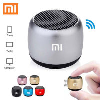 ?【 Readystock】 + Gratis Ongkir?M1 Xiaomi สเตอริโอขนาดเล็กแบบพกพาลำโพงบลูทูธลำโพงไร้สาย BT ลำโพงบลูทูธโลหะ TWS แบบโทรศัพท์มือถือขนาดเล็กสเตอริโอ