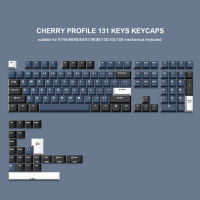Double Shot Keycaps 131คีย์ PBT Keycaps Cherry Profile คีย์บอร์ด Keycap สำหรับ Cherry Gateron MX Switch Mechanical Gaming Keyboard