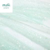 ETHTY อุปกรณ์เย็บปัก สีสันสดใส 160100ซม. ค่ะ ผ้าสำหรับตกแต่ง งานทำมือ ปาร์ตี้งานปาร์ตี้ ตุ๊กตาทำเอง ชุดเดรสเจ้าหญิง ตาข่ายเส้นด้าย ผ้าบางปักเลื่อม เสื้อผ้าผ้าผ้า ผ้าโปร่งพิมพ์ลาย