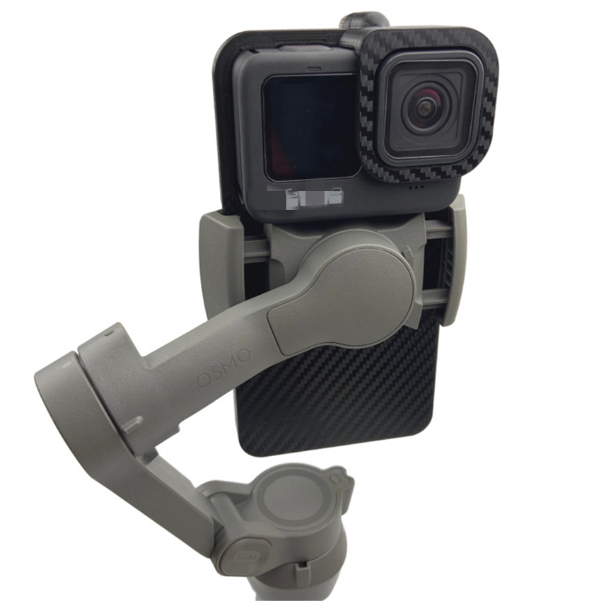 DJI Gimbal Mount Adapter Plate pour GoPro 9 Noir à DJI OM 4 OSMO Mobile 3 