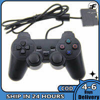 【ราคาโปรโมชั่น】ตัวควบคุมเกม Gamepad เชื่อมต่อแบบมีสายสำหรับ PS2