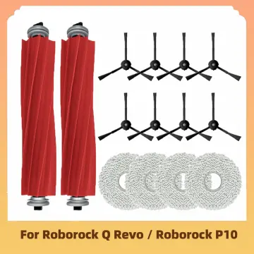 For Roborock P10 / Q Revo Robot Vacuum Cleaner Main Roller Brush Filter Bag  Kit