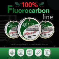 ZUKIBO 50M100M 100% Fluorocarbon Fishing Line ญี่ปุ่นนำเข้าคาร์บอนไฟเบอร์ 1-25 กก. Monofilament สายจมตกปลาทะเล