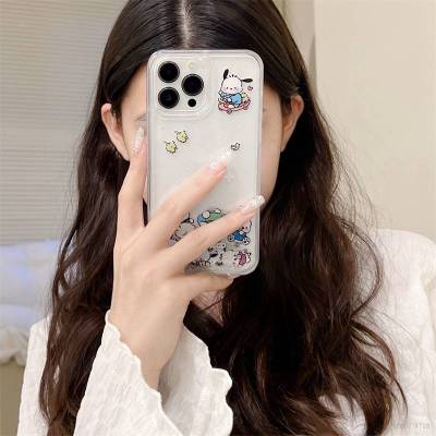 Sanrio quicksand Pochacco iPhone14 1112 iphone13PROMAX mobile phone shell XS XR