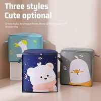 Cartoon Foldable Portable Clothes Bag Box Folding Pillow Quilt Blanket Wardrobe Household Goods Under Bed Storage Large Capacity