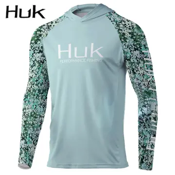 Huk, Shirts, Huk Shirt Mens Black Crew Neck Long Sleeve Quick Dry  Performance Fishing Size L