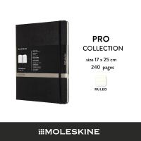 Moleskine สมุดบันทึก รุ่นโปรเฟสชั่นแนล ปกแข็ง ขนาดใหญ่พิเศษ 17x25 ซม MOLESKINE PROFESSIONAL NOTEBOOK HARD COVER XL  17X25 CM