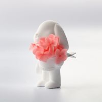 【cw】FinRu Cute Ceramic Cartoon Rabbit Car Interior Accessories Decorations Aromatpy Stone Perfume Diffusion Home Air Freshener ！