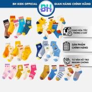 Set 5 Đôi Tất, Vớ Cao Cổ BH Kids, 100% Cotton, Thoáng Khí, Kháng Khuẩn