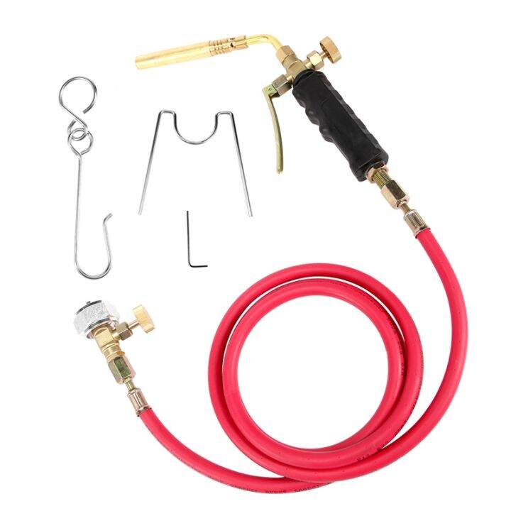 Brazing Welding Hose Torch MAPP Propane Soldering Torch with 1.6M Hose ...