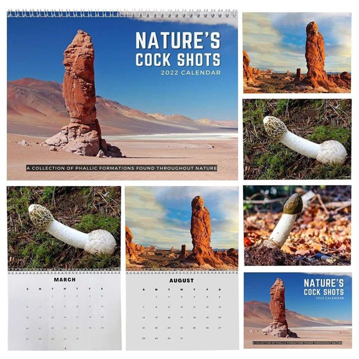 natures-cock-shots-2023-calendar-funny-christmas-gift-natural-scenery-calendar-h9p5