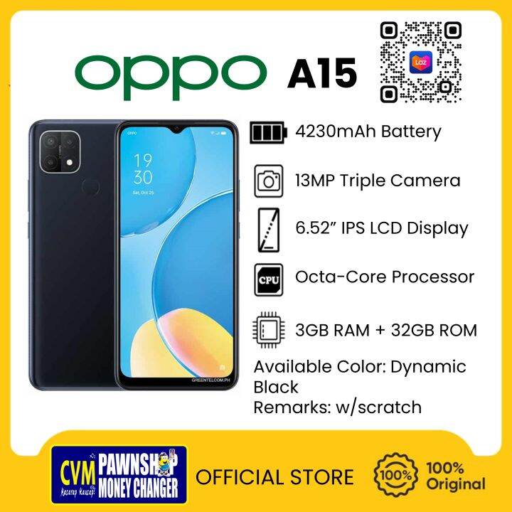 oppo a15 mah