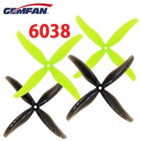 6คู่ Gemfan เฮอร์ริเคน6038 4ใบใบพัดท่อใบพัดอุปกรณ์เสริมอะไหล่ Cinelifter FPV อุปกรณ์เสริม M5ภูเขา