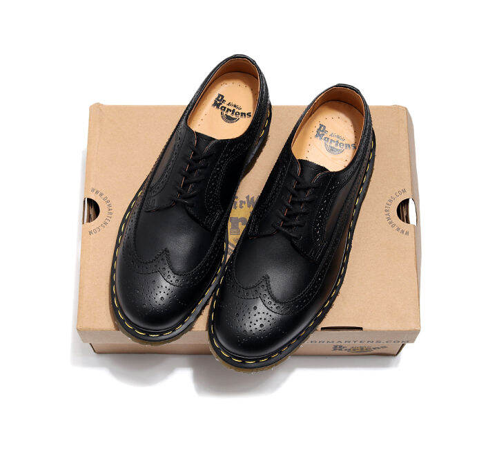 dr-martens-รองเท้าคัดชูหนังแท้-สีดำ-dr-martens-รุ่น-3989-brogues-smooth-leather-shoes-black