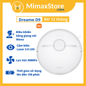 [Hỏa Tốc - HCM] Robot Hút Bụi Lau Nhà Xiaomi Dreame D9 Hàng Chính Hãng Bảo Hành 12 Tháng Mimax Store