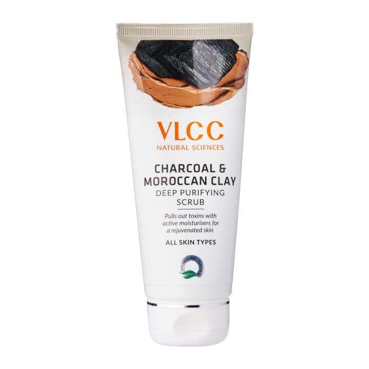 VLCC Charcoal And Moroccan Clay Deep Purifying Scrub Lazada Singapore