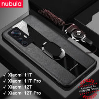 NUBULA สำหรับ Xiaomi 11ครั้ง Pro 11ครั้ง | Xiaomi 12ครั้ง Pro 12ครั้งปลอกหนัง PU กรณีซอฟท์ขอบกันกระแทกปกหลัง Hp Mi 11ครั้ง Pro กรณีโทรศัพท์มือถือที่มีผู้ถือเชือกเส้นเล็กยึดแม่เหล็กสำหรับ Xiaomi 12ครั้ง pro 11T Pro 11T