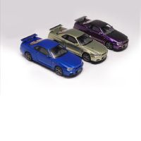 Stance Hunters 1:64 Sky-line GT-R R34 V-SPEC-II Series Alloy Simulation Model Car