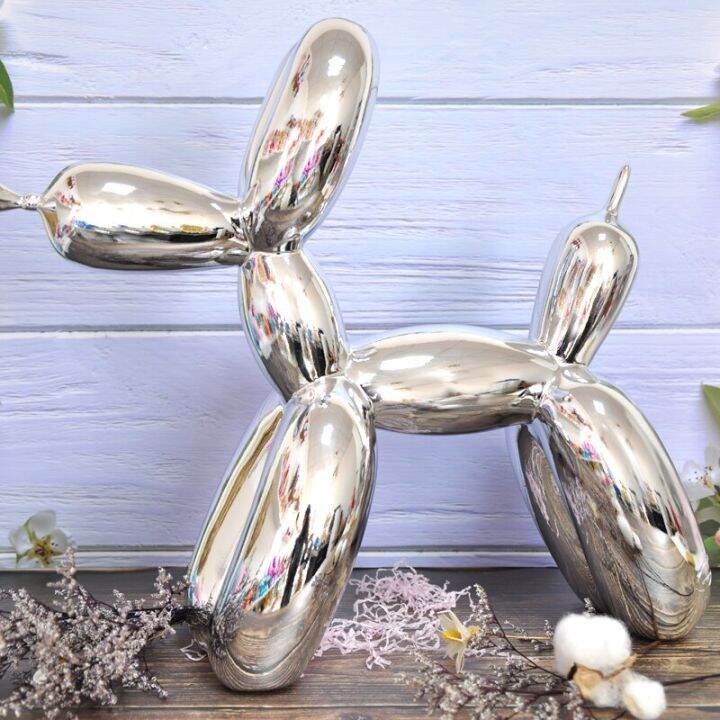 47CM SUPER BIG BALLOON DOG JK ARTWORK HOME DECORATION RESIN STATUE