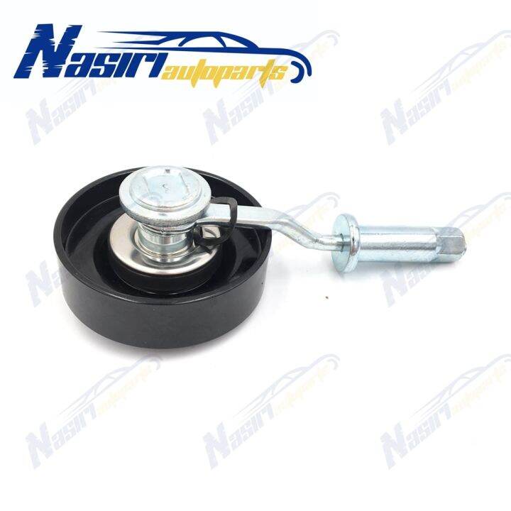 tensioner-ส่วนประกอบพูลเลย์-idler-ที่ทำความสะอาดไฟหน้าใช้กับ-nissan-navara-รับ-d40-2-5-yd25ddti-pathfinder-r51-2006-2007-2008-2009-2012