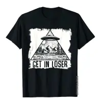 Get In Loser Tshirt Alien Abduction Conspiracy Shirt Cotton Tops Shirt Preppy Style Designer Vintage Top T-Shirts S-4XL-5XL-6XL