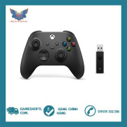 Tay Cầm Microsoft Xbox One Series X Kèm Wireless Adapter Màu Đen