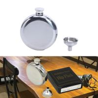 【CW】 5oz/140ml Hip Flask Wine Bottle Whiskey Alcohol Pot Screw Cap   Funnel Drinkware Set