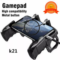 จอยเกมมือถือ K21 ใหม่ล่าสุด Gamepad จับถนัดมือ ด้ามจับพร้อมปุมยิง PUBG Free Fire Shooter Controller Mobile Joystick จอยเกม จอยเกมส์ จอยเกมส์มือถือ จอยเกมส์ pubg ฟีฟายจอยถือด้ามจับเล่นเกม จอยกินไก่