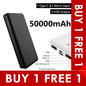 Shop Slim Powerbank 50000mah Fast Charger with great discounts and prices  online - Jan 2024