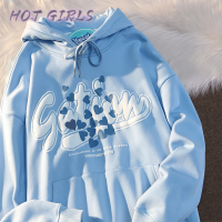 Hot Girls เสื้อฮู้ด เสื้อแขนยาวอบอุ่น หลวมและสบาย วินเทจ น่ารัก คลาสสิค ชิค A98J3AZ 41Z231013