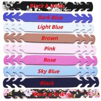 Extension PU Leather with Floral Pattern Hook Adjustable Ear Rope Belt Ear Pain Relieves 1Pcs