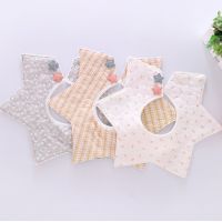 【DT】hot！ Baby Bibs Rotation Cotton Soft Kids Bandana Burp Newborn Infant Saliva