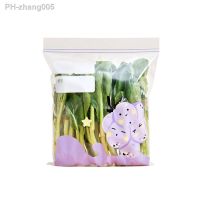 Fresh-keeping Bag Food Grade Transparent Household Fruit and Vegetable Food Freezing Bag Double-rib Moisture-proof Storage Bag