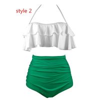 Women Plus Size Padded Bikini Set Swimsuit Swimwear Beachwear Suit