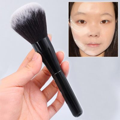 Black Large Makeup Brush Soft Fluffy Loose Powder Brushes Multifunctional Foundation Brush Highlighter Blush Brush Beauty Tool Makeup Brushes Sets