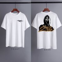 2023 New2PAC ทูแพ็ควินเทจแรงบันดาลใจหลวมเสื้อผ้าเสื้อยืดสำหรับผู้ชาย O Versize Tee เสื้อถนนแฟชั่น