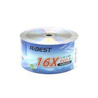 แผ่นดีวีดีบันทึกข้อมูล​ DVD-R Ribest 4.7GB 16X บรรจุ​ 50​ แผ่น