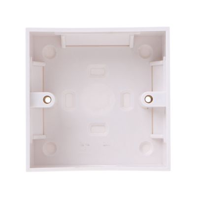 Surface Mount Back Box Heavy Duty Electric Products Device For Shell Plastic Junction Box Single Gang Power Enclosure