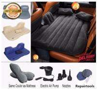 Alithai ที่นอนในรถ ที่นอนพกพา ที่นอนเป่าลม พร้อมหมอน Car Air Bed Sleeping Seat Inflatable Backseat Mattress with Pillow Pump