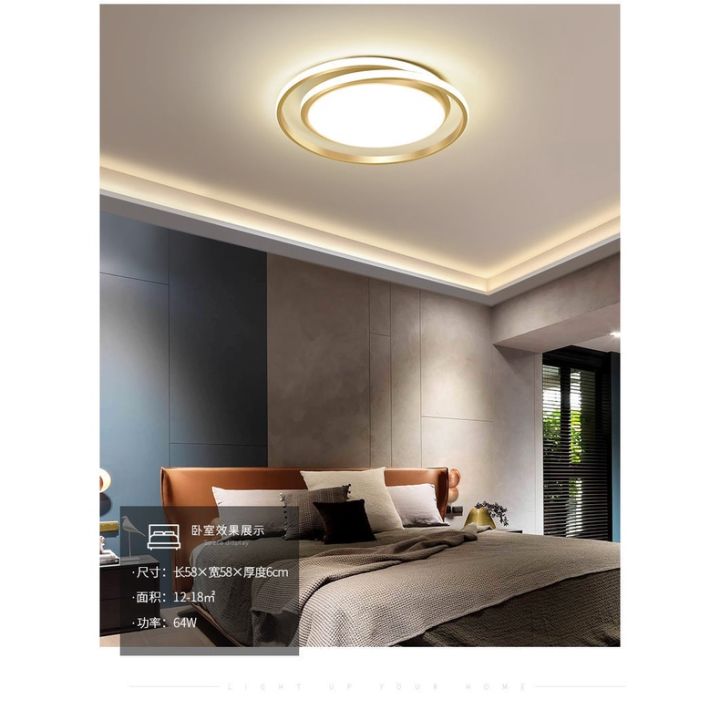 ts-ไฟเพดานสมัยใหม่-led-ไฟห้องนอนสีทอง-สีดำโคมไฟติดเพดานสำหรับห้องนั่งเล่นห้องนอน