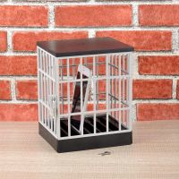 （QIQI tool）  MobileJail Cell Prison Lock Up SafeHome TableGadget QualityBox Locking Cage Party Storage