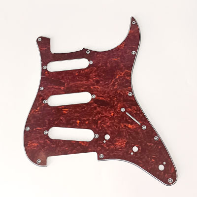 1PC 3 ชั้นกีตาร์ไฟฟ้า Pickguard Pick Guard Scratch Plate สำหรับ 11 หลุม Stratocaster Strat ST SSS กีตาร์อุปกรณ์เสริม-wangjun1