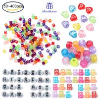 50-200pcs Transparent Acrylic Flower Letter Beads Dodger Blue 11.5x11.5x4mm Hole: 2mm